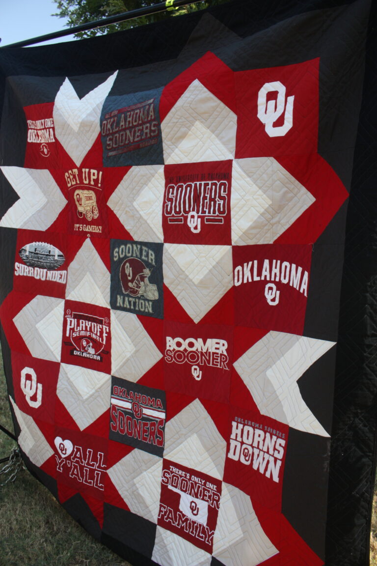 Oklahoma Sooners OU Sooners TShirt Quilt