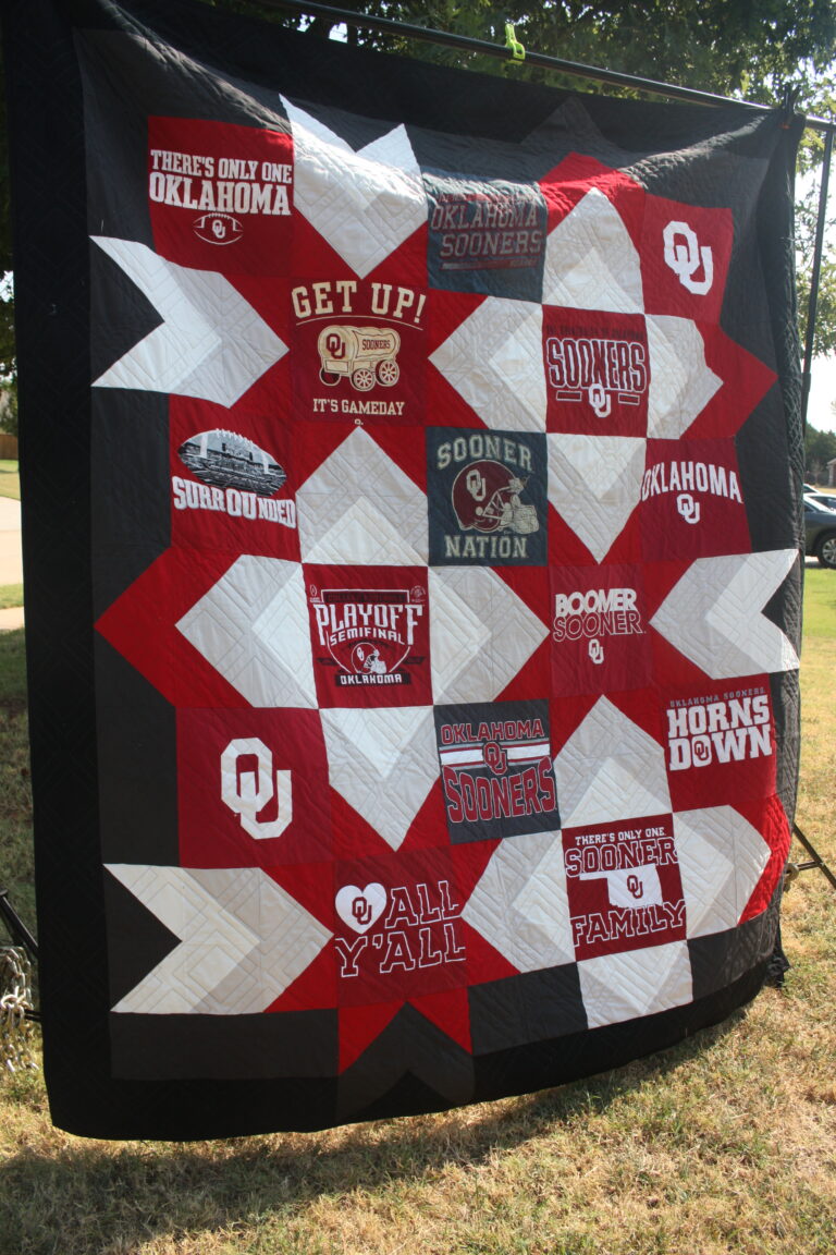 Oklahoma Sooners OU Sooners TShirt Quilt