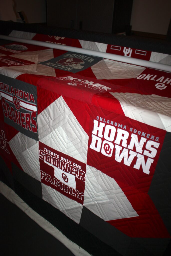 Oklahoma Sooners OU Sooners TShirt Quilt