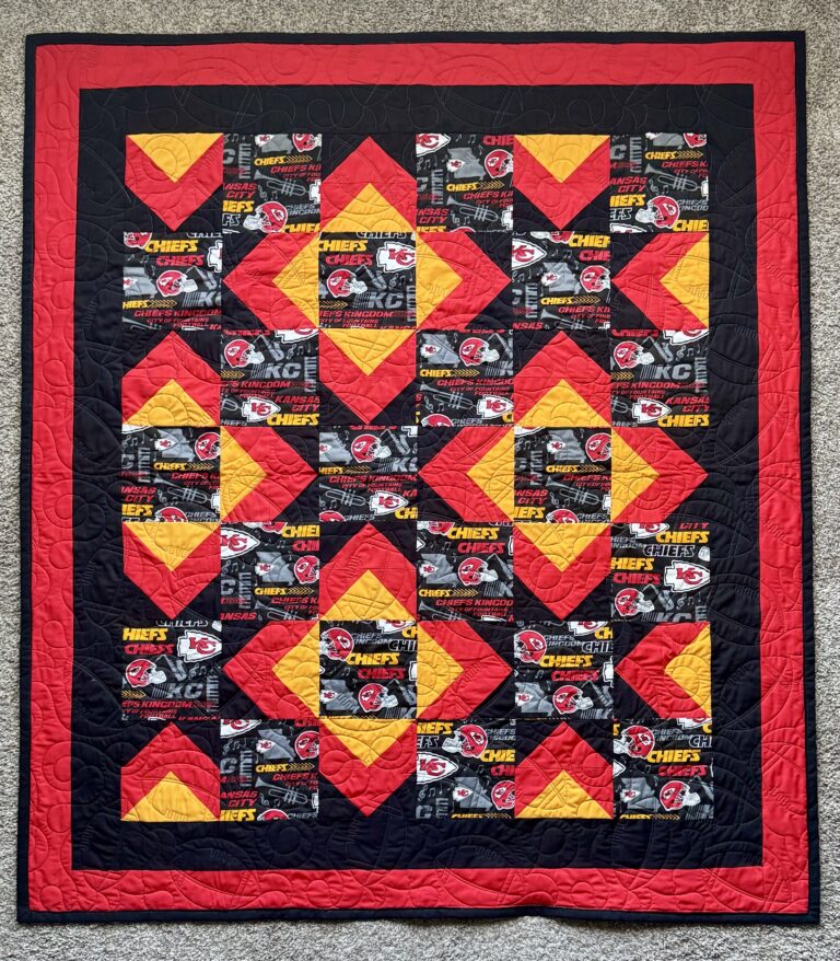 Kansas City Chiefs Crib Throw