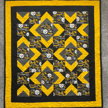 Pittsburgh Steelers Lap Quilt