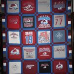 Colorado Avalanche T-Shirt Quilt