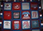Colorado Avalanche T-Shirt Quilt