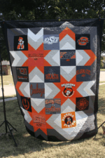 Oklahoma State University OSU Cowboys T-Shirt Quilt