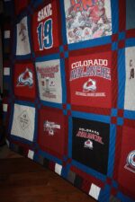 Colorado Avalanche T-Shirt Quilt