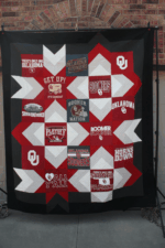 Oklahoma University OU Sooners T-Shirt Quilt