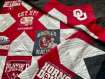 Oklahoma University OU Sooners T-Shirt Quilt
