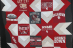 Oklahoma University OU Sooners T-Shirt Quilt