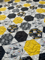 Pittsburgh Steelers Hexagon Quilt