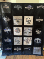 Colorado Rockies T-Shirt Quilt