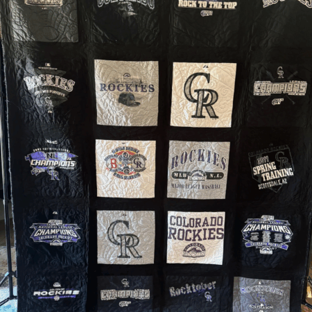 Colorado Rockies T-Shirt Quilt