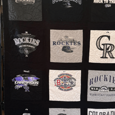 Colorado Rockies T-Shirt Quilt